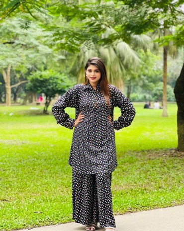 Ladies Long Shirt & Plazu