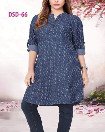 Denim Kurti One Piece