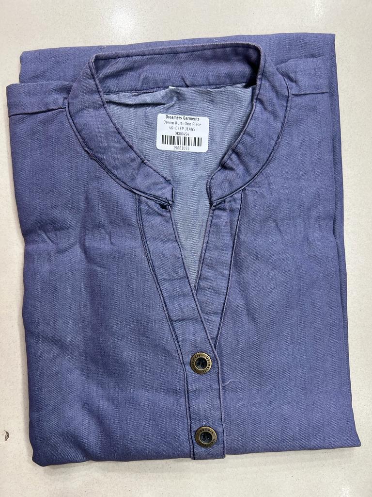 Denim Kurti One Piece
