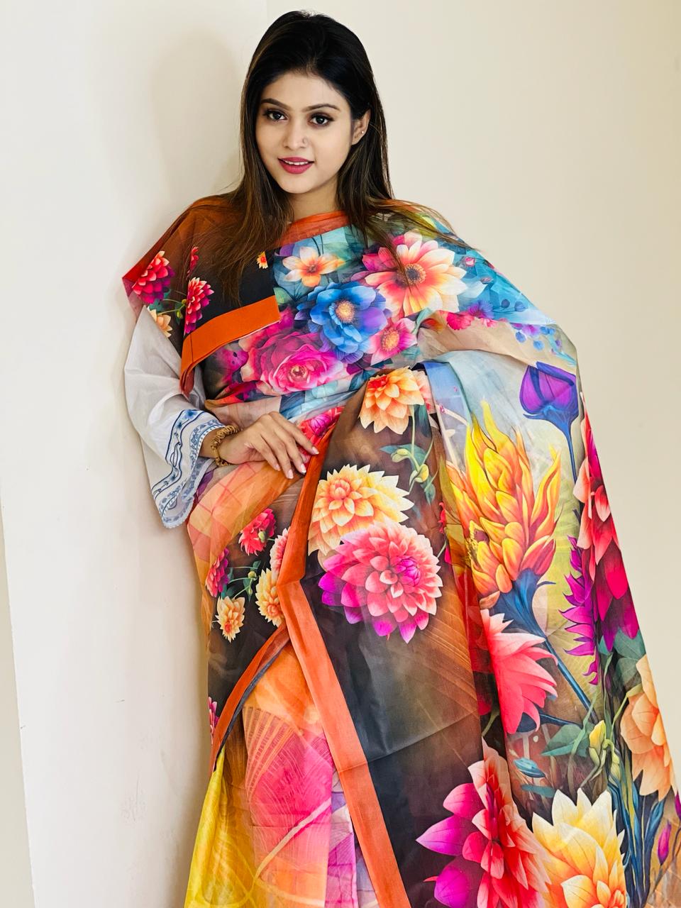 Digital Print Sharee