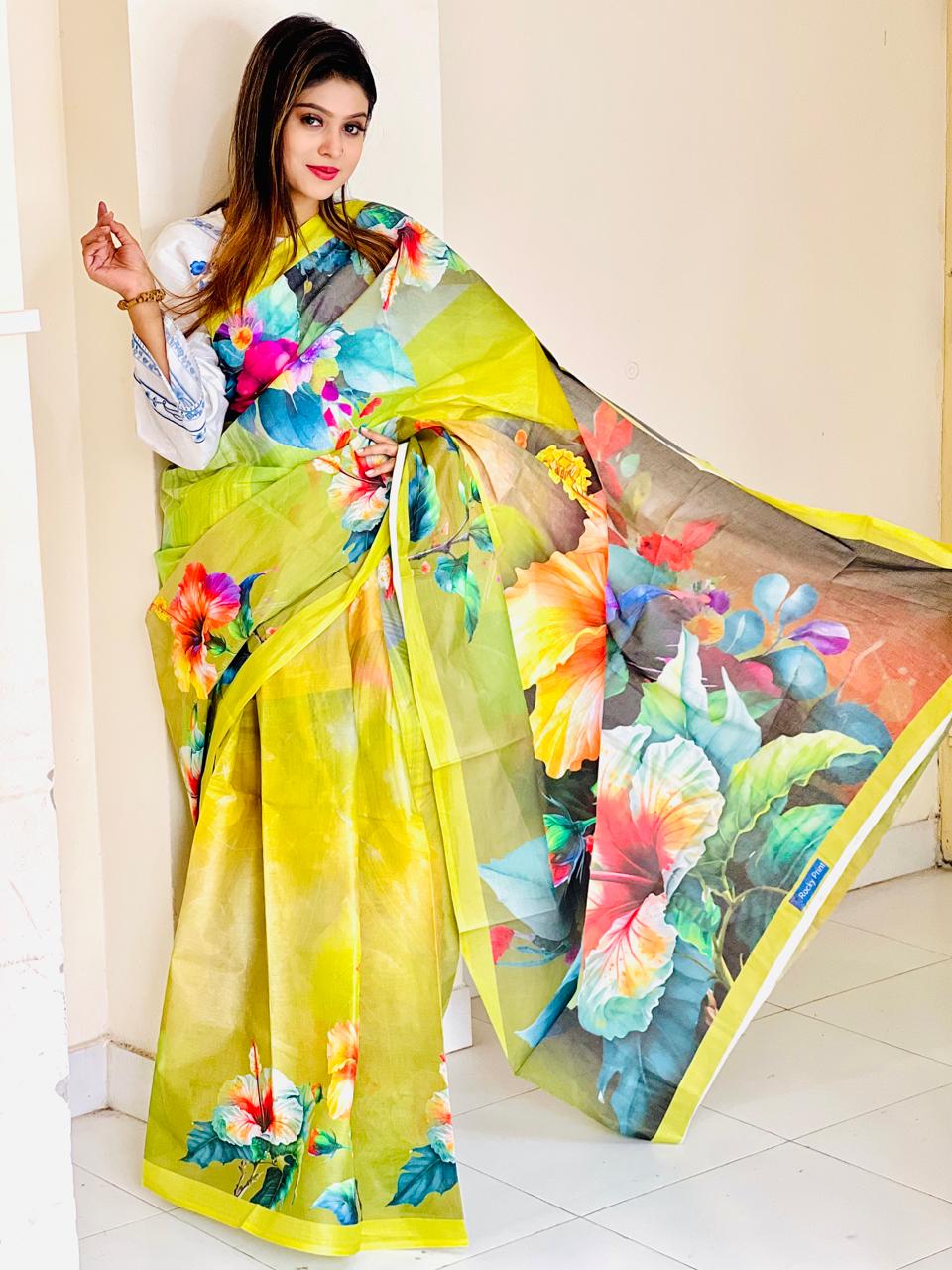 Digital Print Sharee