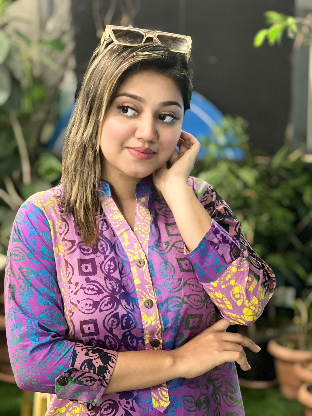 Vegetable Dye Batik Kurti