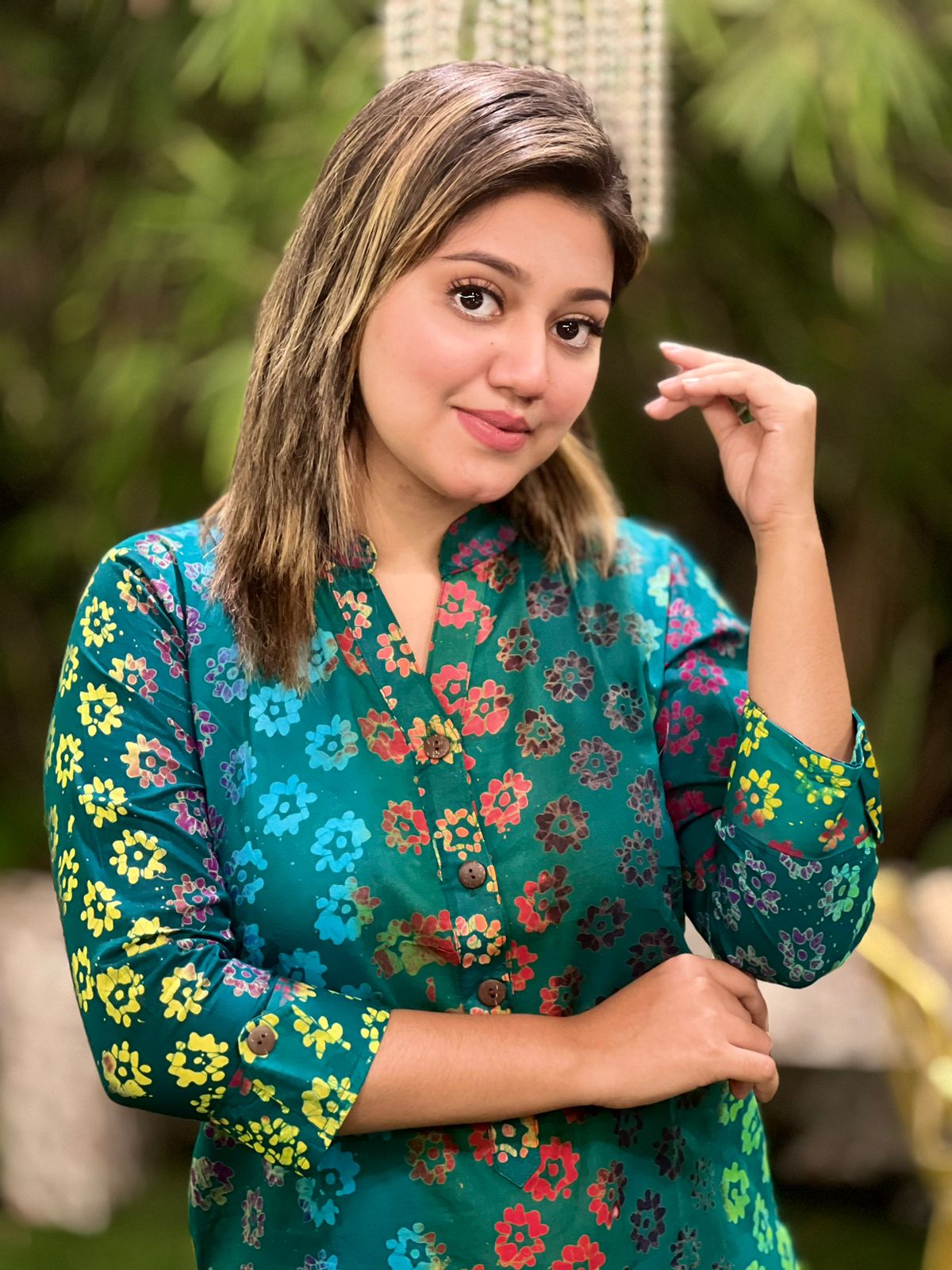 Vegetable Dye Batik Kurti