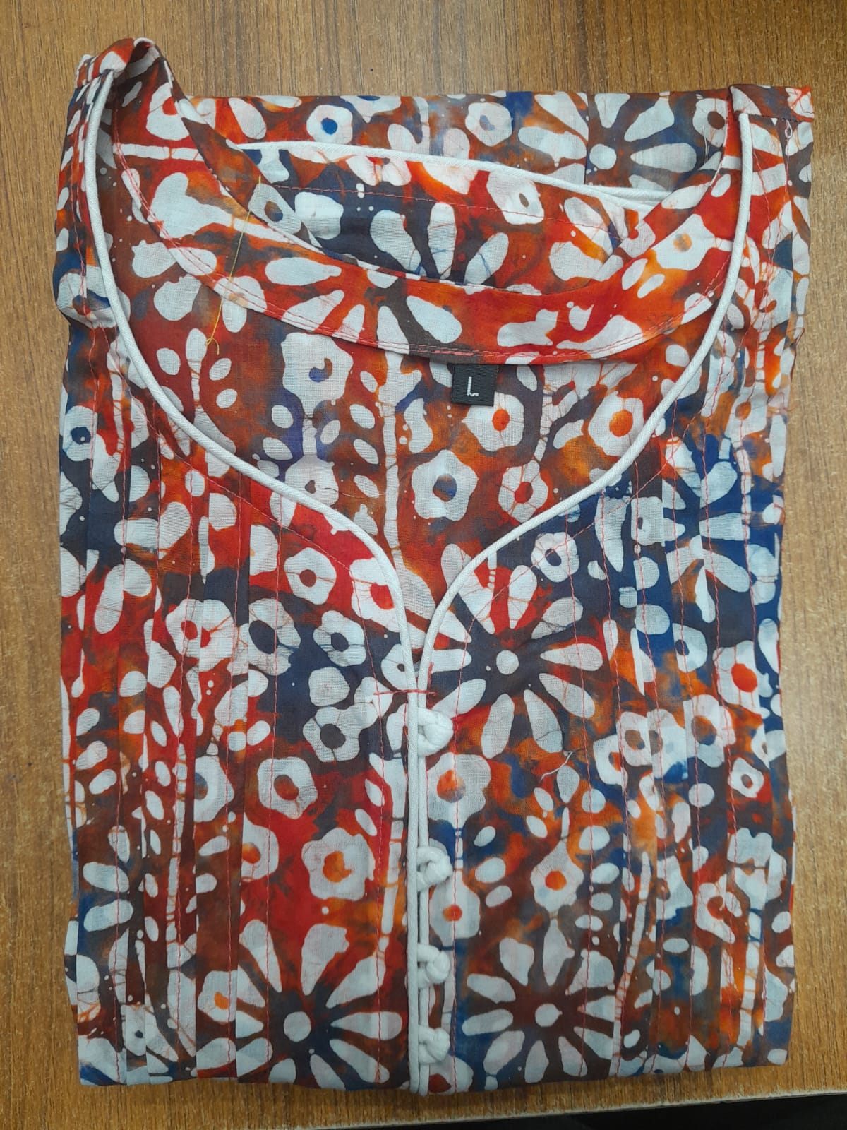 Batik Kurti One Piece