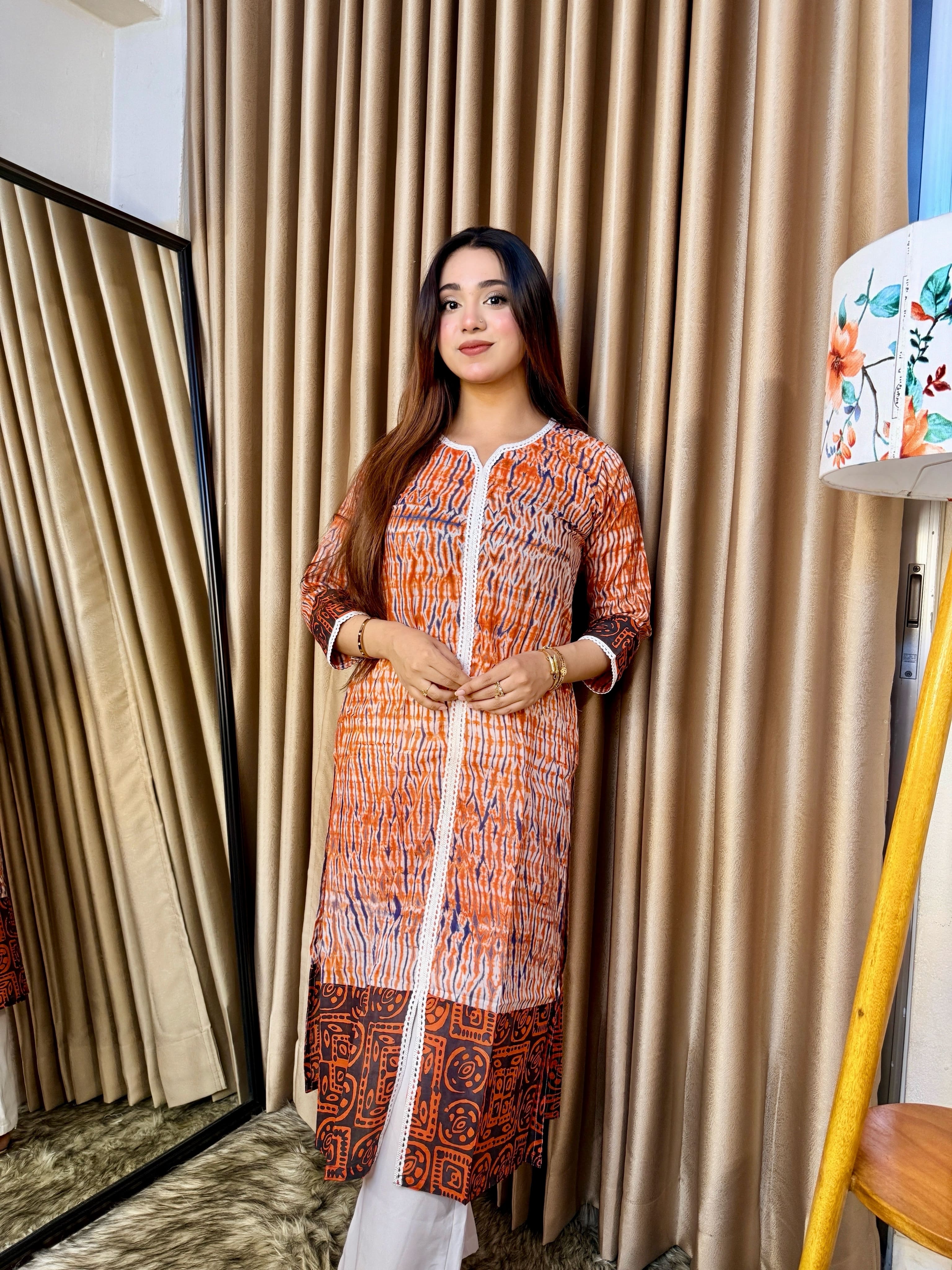 Batik Kurti One Piece