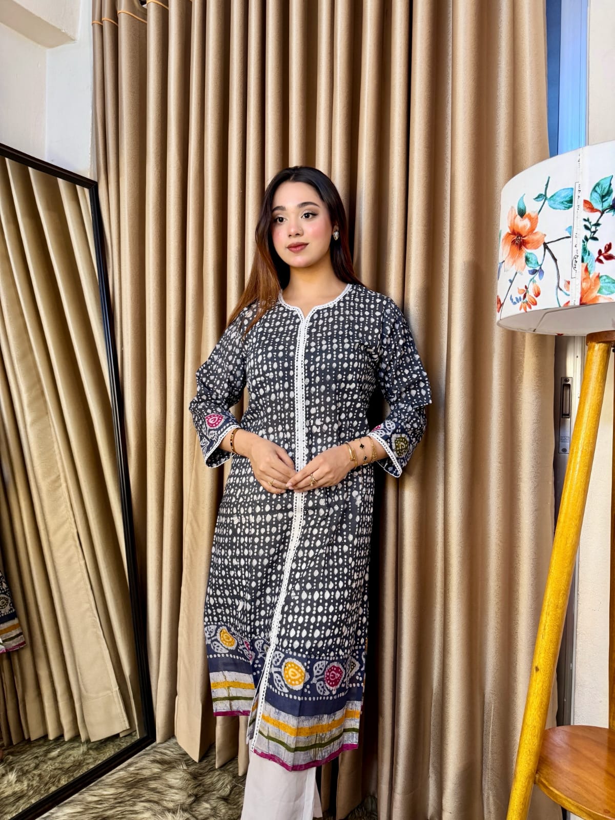 Batik Kurti One Piece