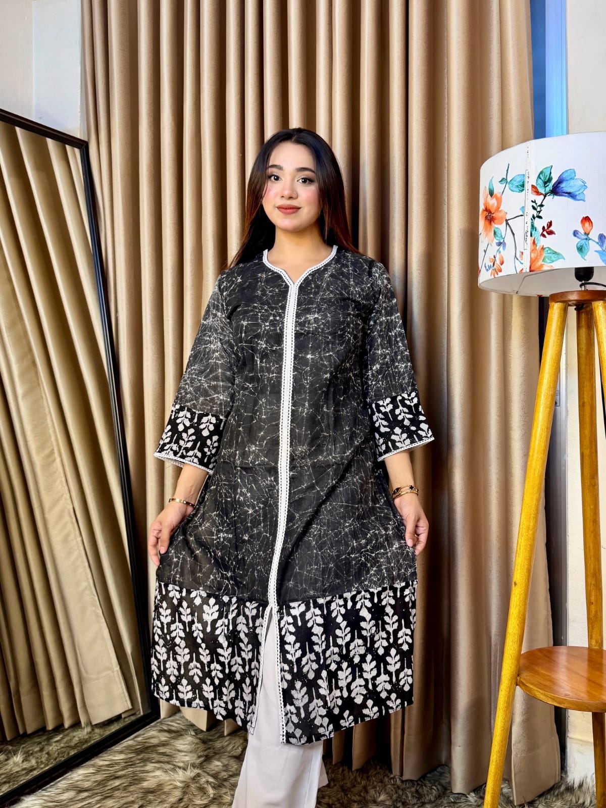 Batik Kurti One Piece