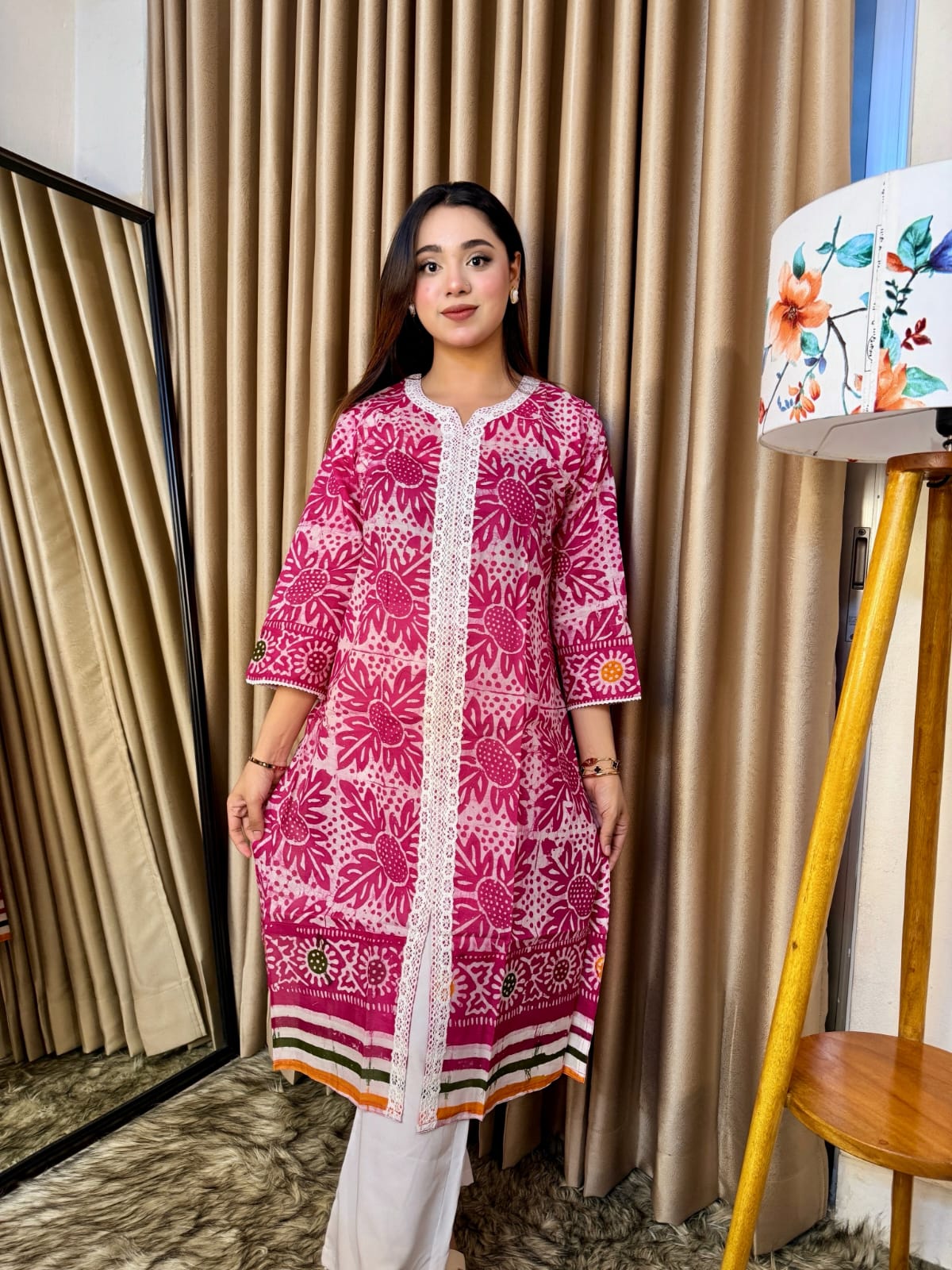 Batik Kurti One Piece