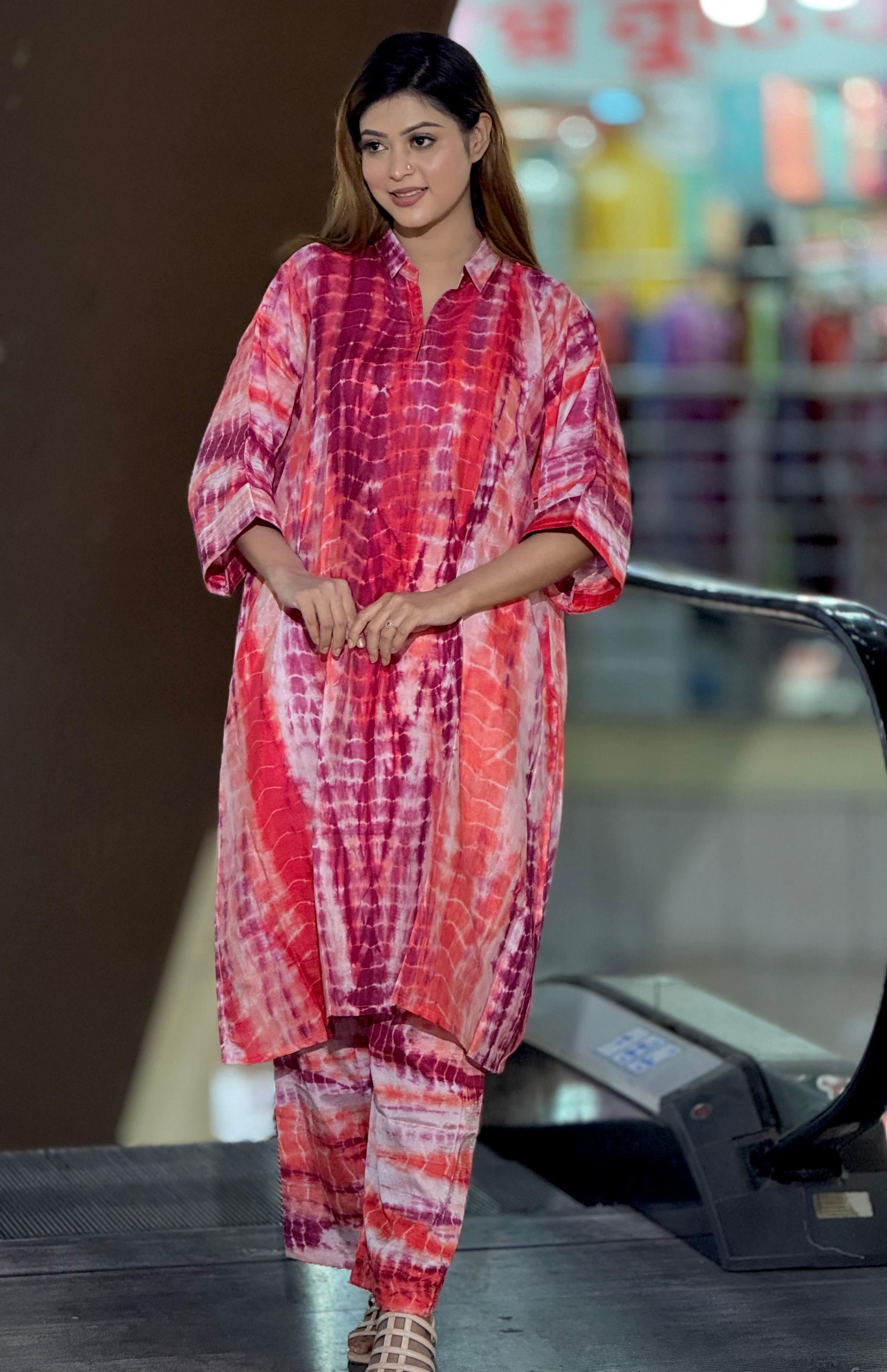 Silk Batik Co-ord Set