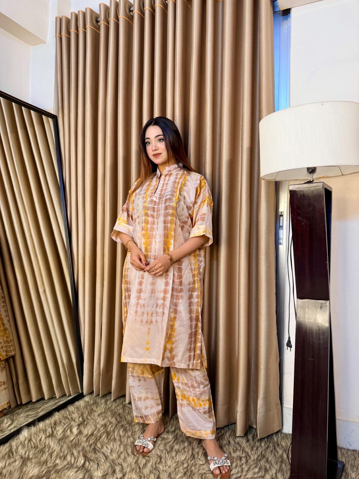 Silk Batik Co-ord Set
