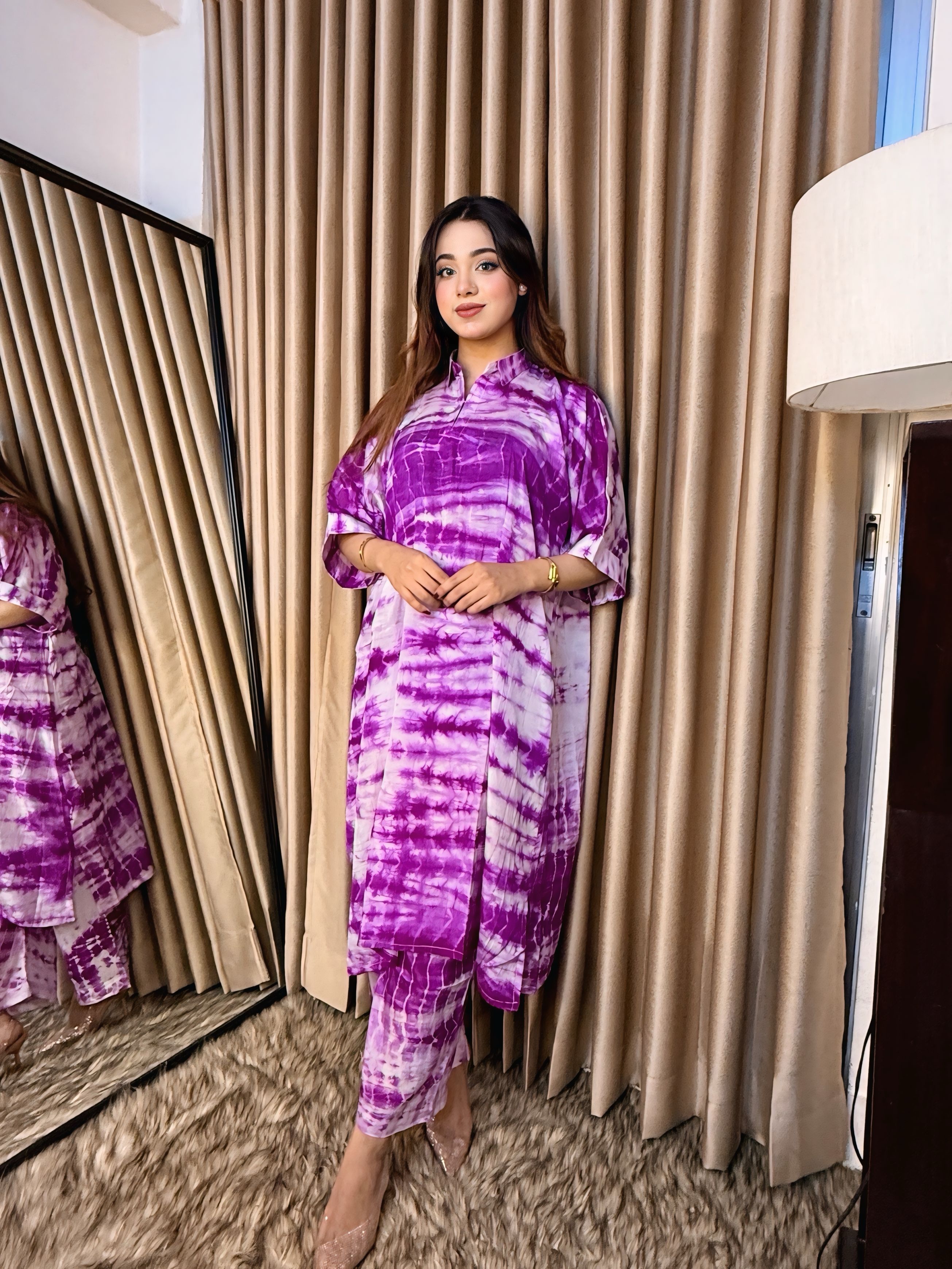 Silk Batik Co-ord Set