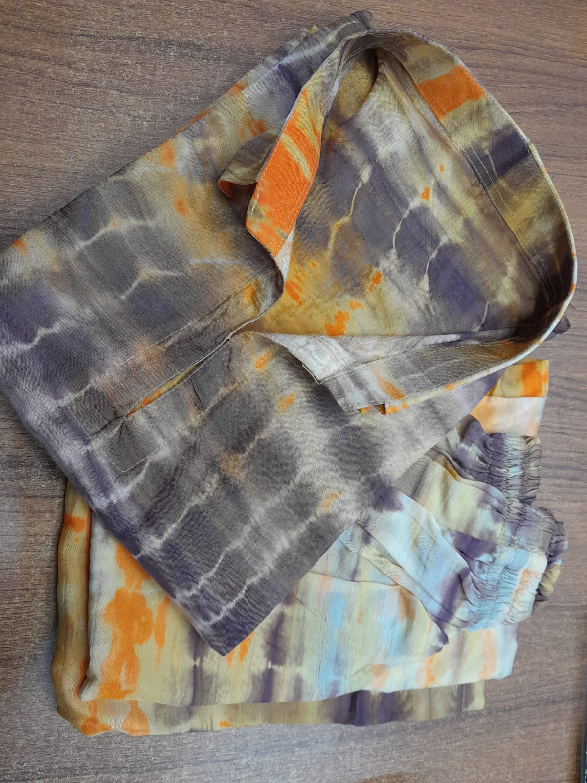 Silk Batik Co-ord Set