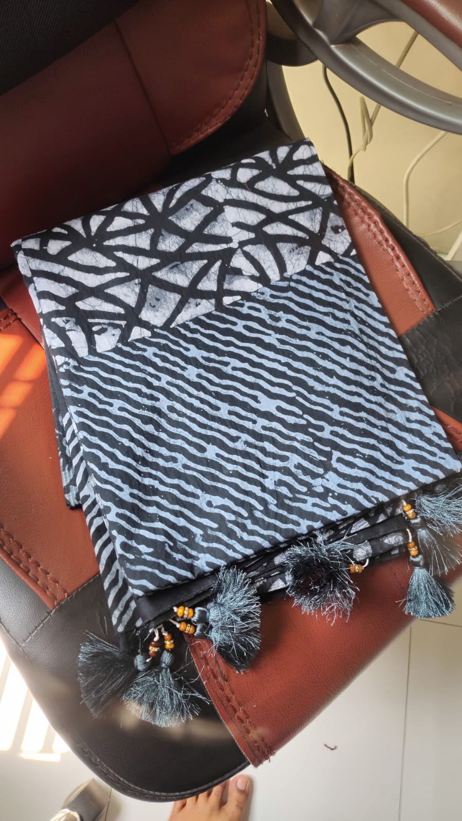 Batik Unstitch three piece