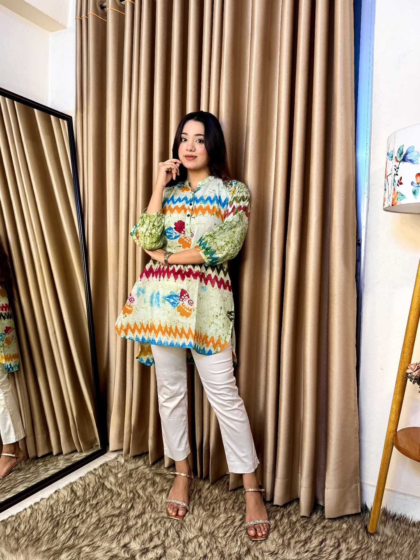 Batik Kurti One Piece