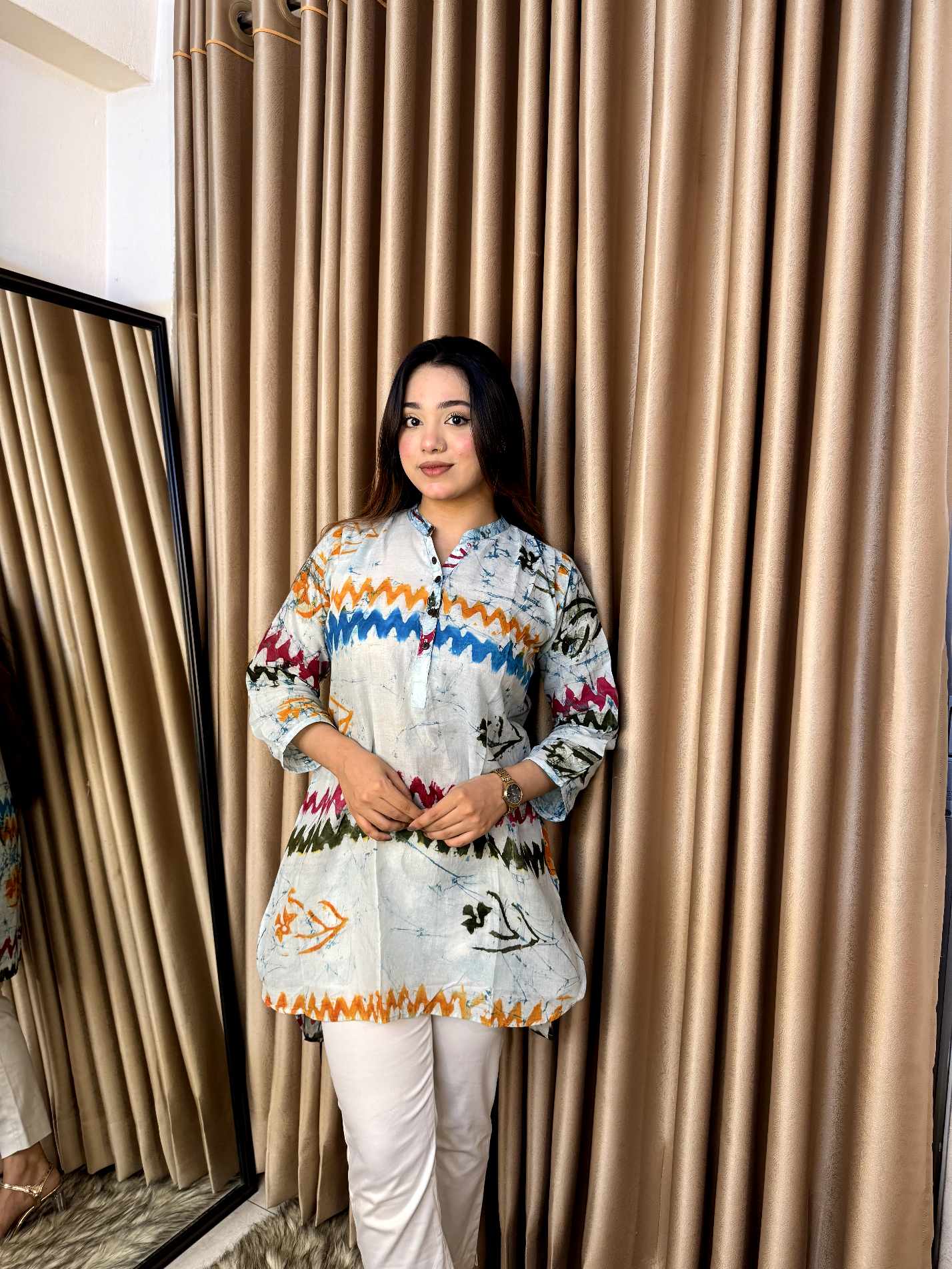 Batik Kurti One Piece