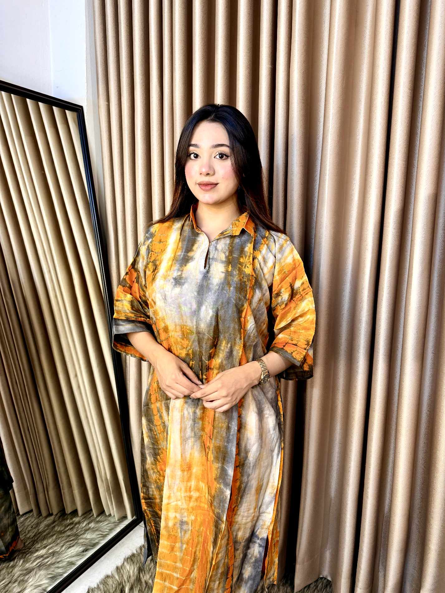 Silk Batik Co-ord Set