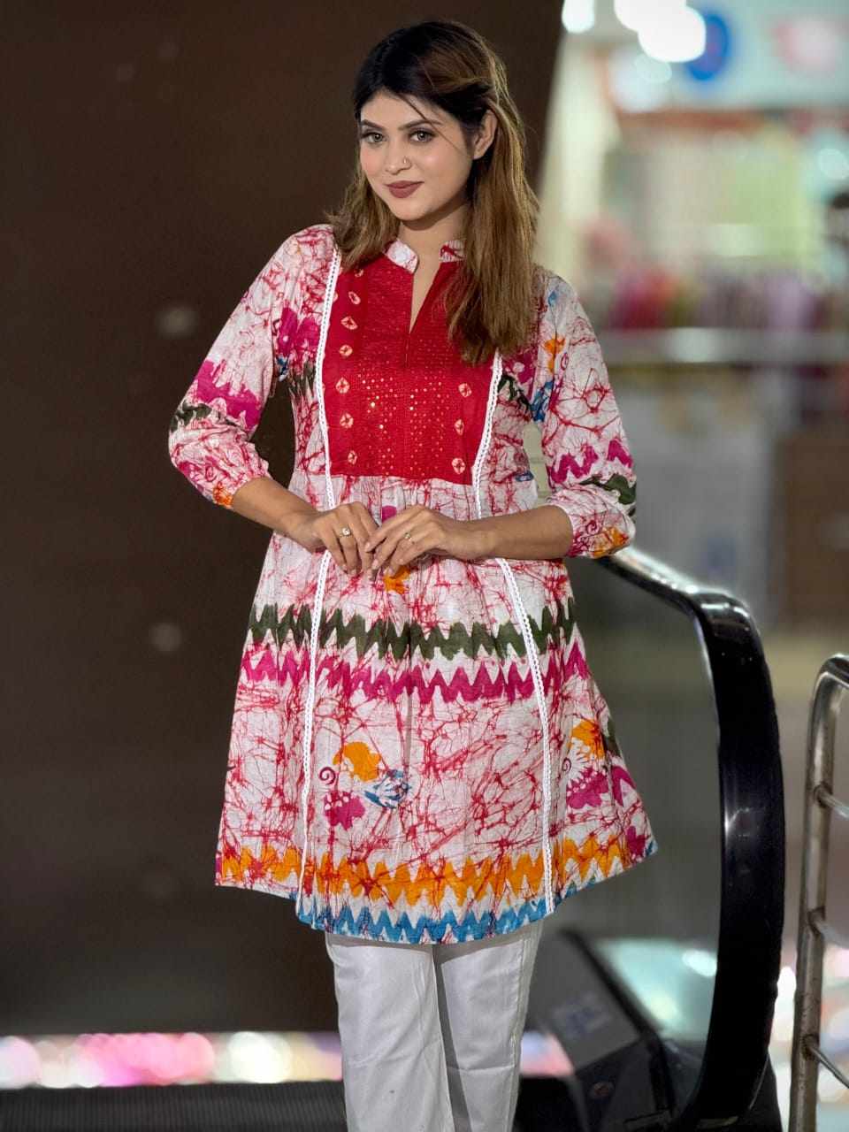 Batik Kurti One Piece