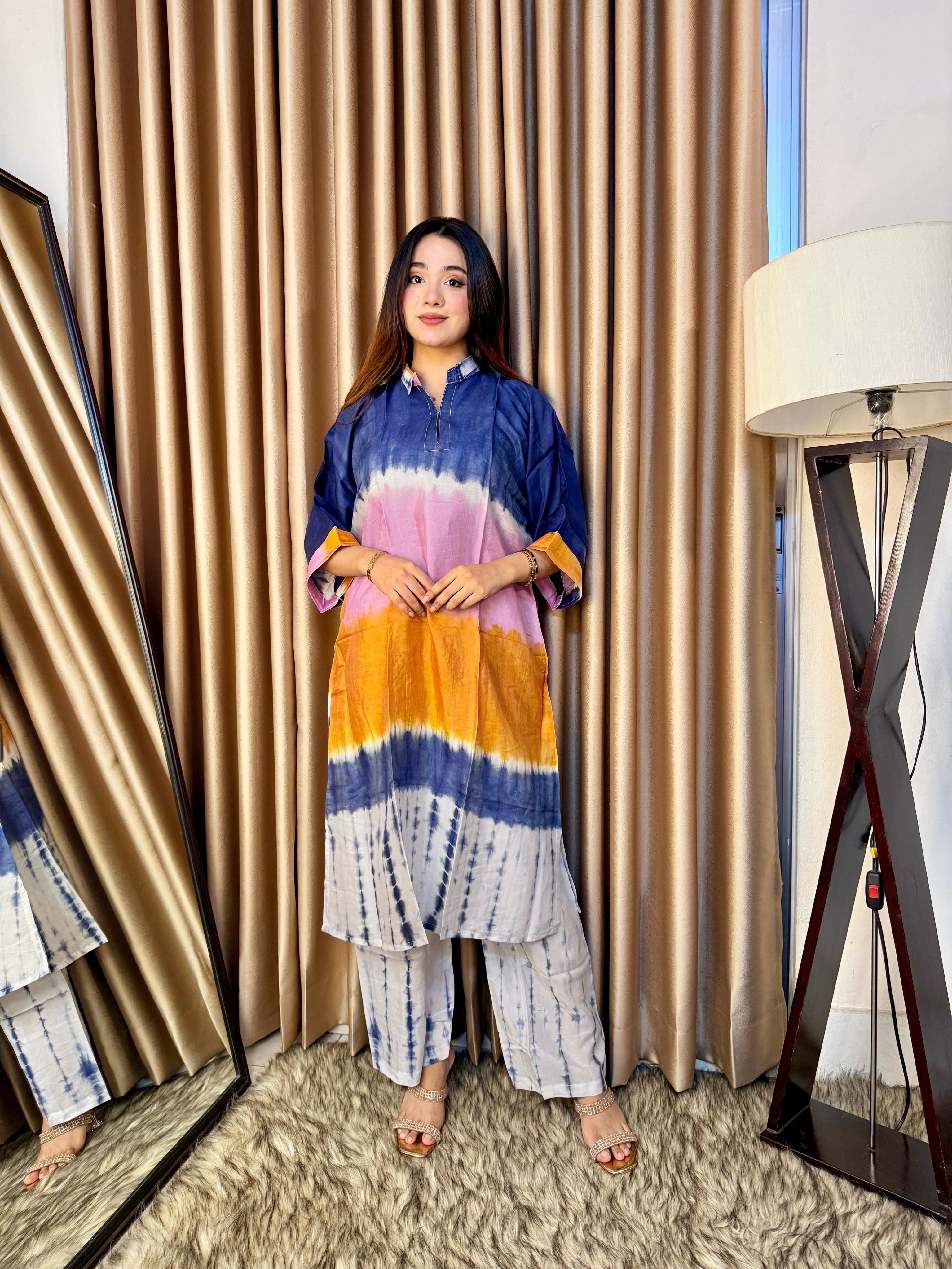 Silk Batik Co-ord Set